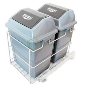 BASURERO ADLER 2/TACHOS C/TAPA WB40B - MOD-40 CHI7817