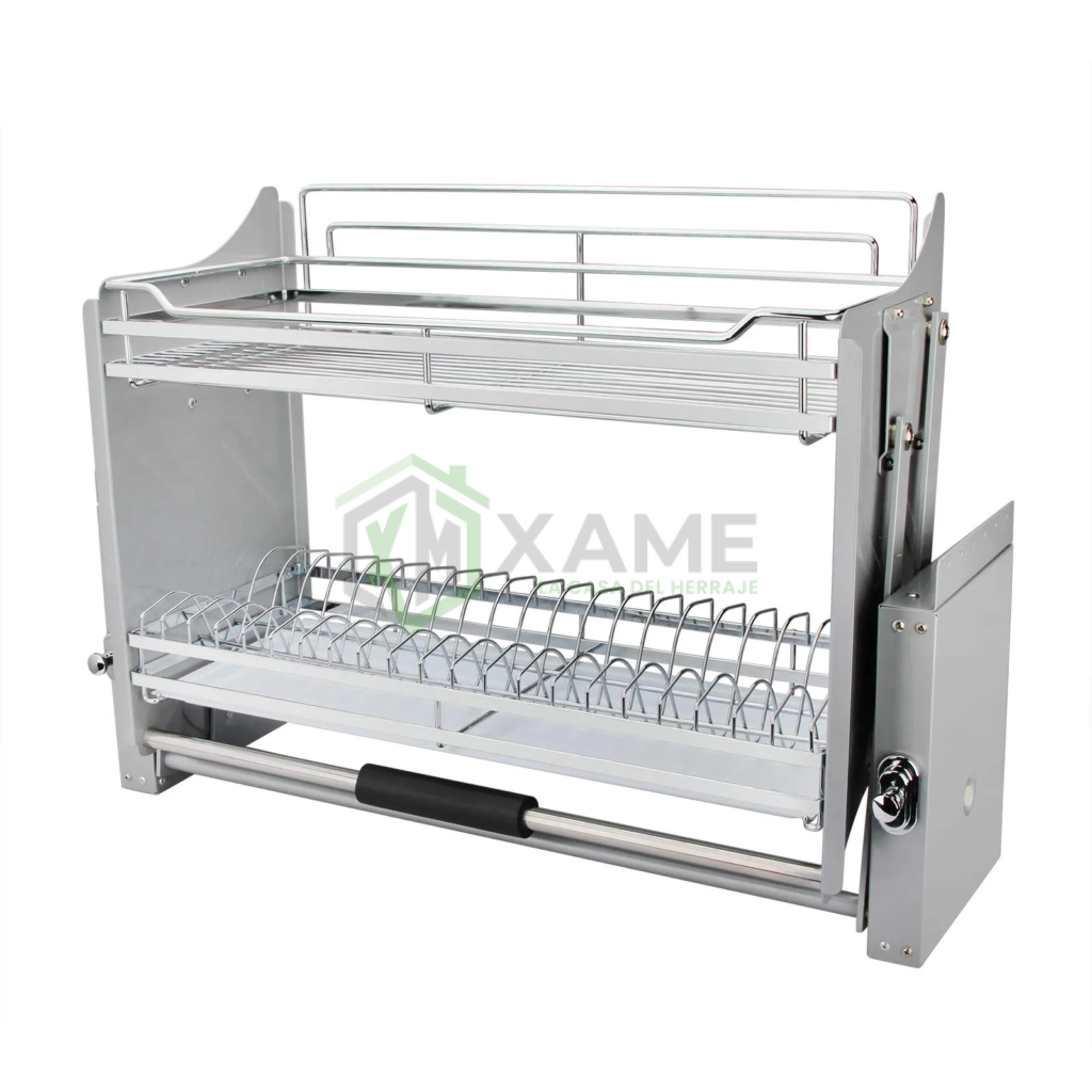 ESCURRE PLATOS ELEVABLE D51131-600 MOD-60 CROMO