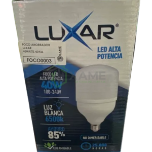 FOCO AHORRADOR LUXAR 40W 43936
