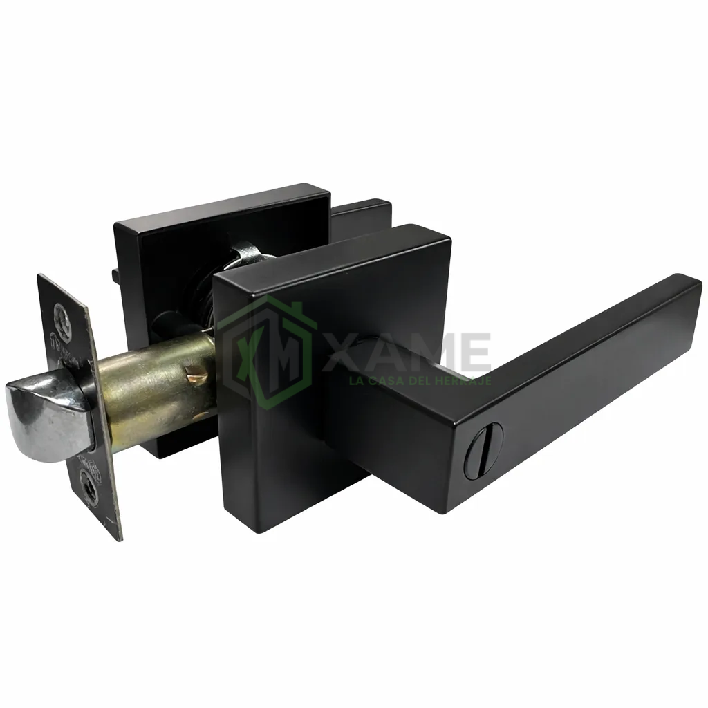 CERRADURA XM MANIJA BAÑO-NEGRA PREMIUM 8475N