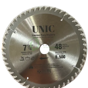 DISCO P/MADERA UNIC 7 1/4 X 48D
