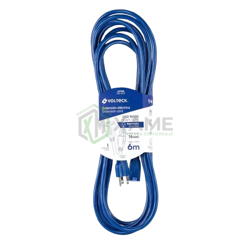 EXTENSION POLARIZ 3X16 6MT AZUL VOLTECK 306309K