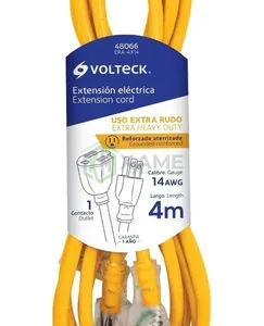 EXTENSION ELECT 3X14 4MT AMARILLO VOLTECK 645481K