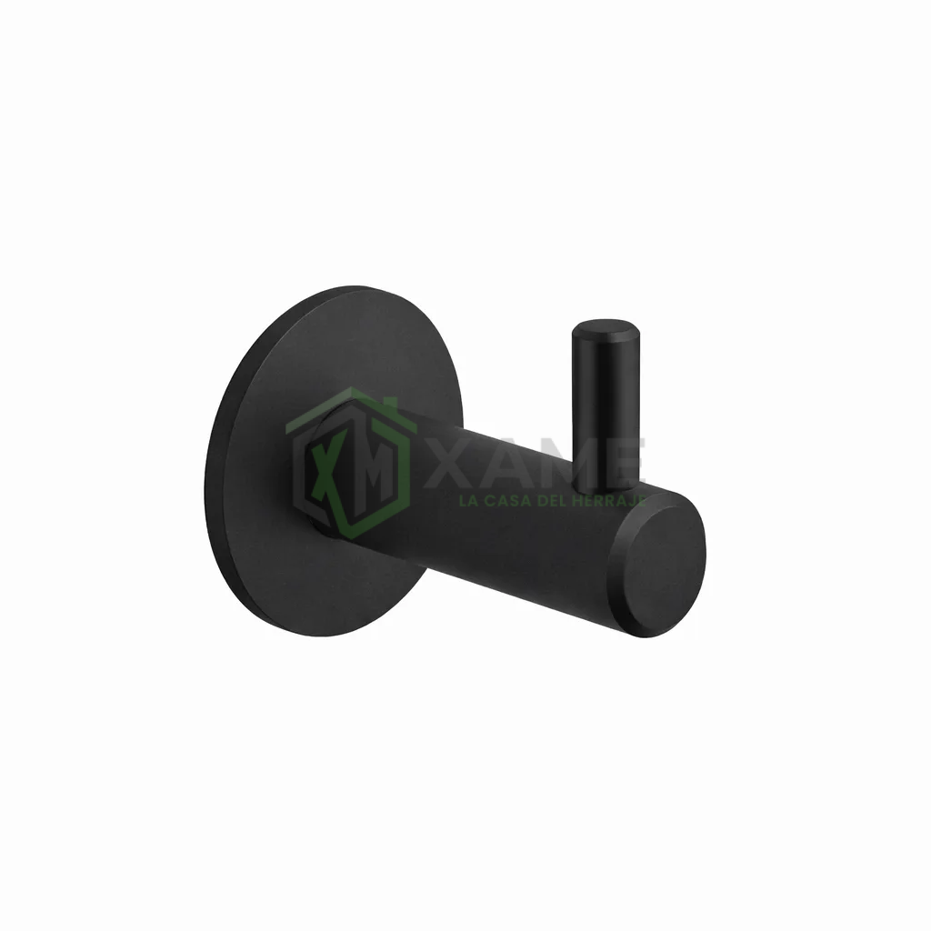 GANCHO REDONDO 1 SERV GA-001 NEGRO