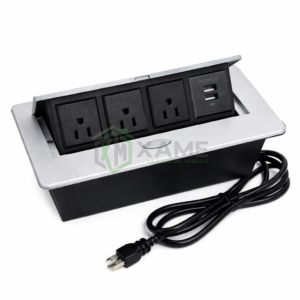 TOMA CORRIENTE PORTA USB -SIMPLE GRIS