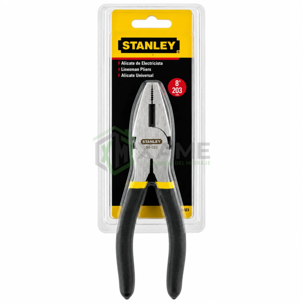 ALICATE STANLEY M/NEGRO 8"484-023