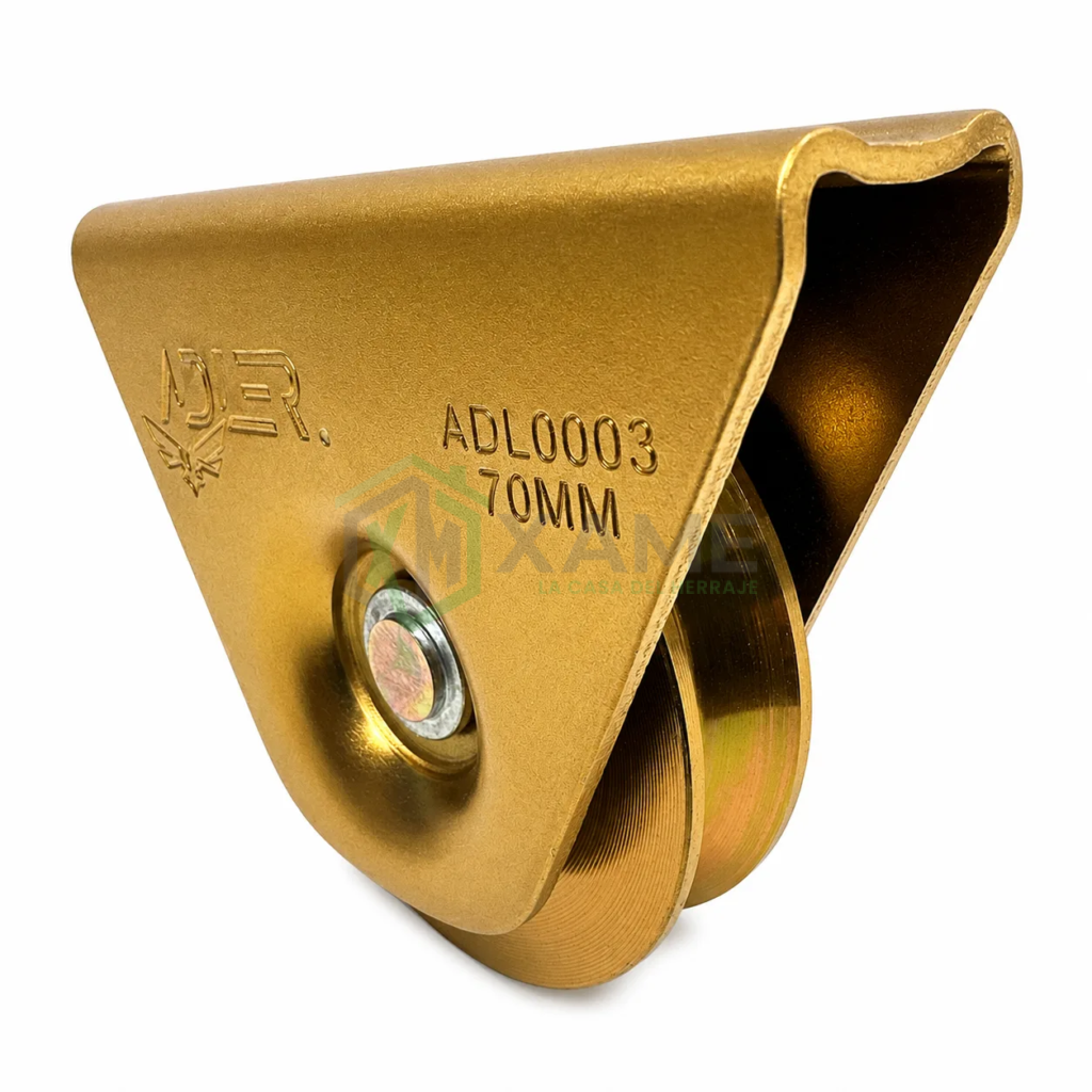 RUEDA ADLER P/PUERTA CORREDIZA C/BASE 180KG-ADL0003