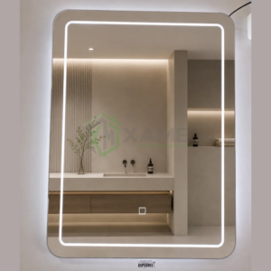 ESPEJO LED 4MM MARCO OVALADO 80X60CM YN-3474 EVLITE 654565