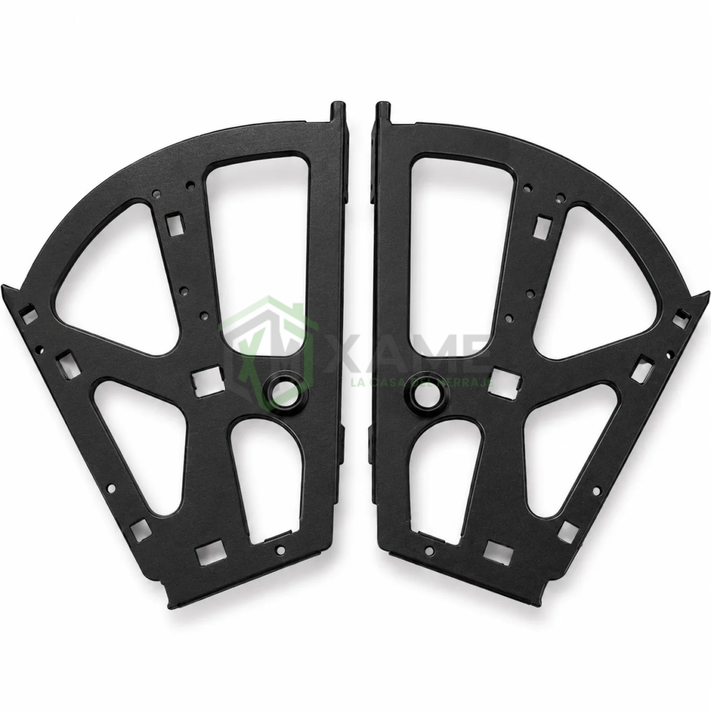 ZAPATERA TRIANGULAR METAL - NEGRO - 2 SERV PINL