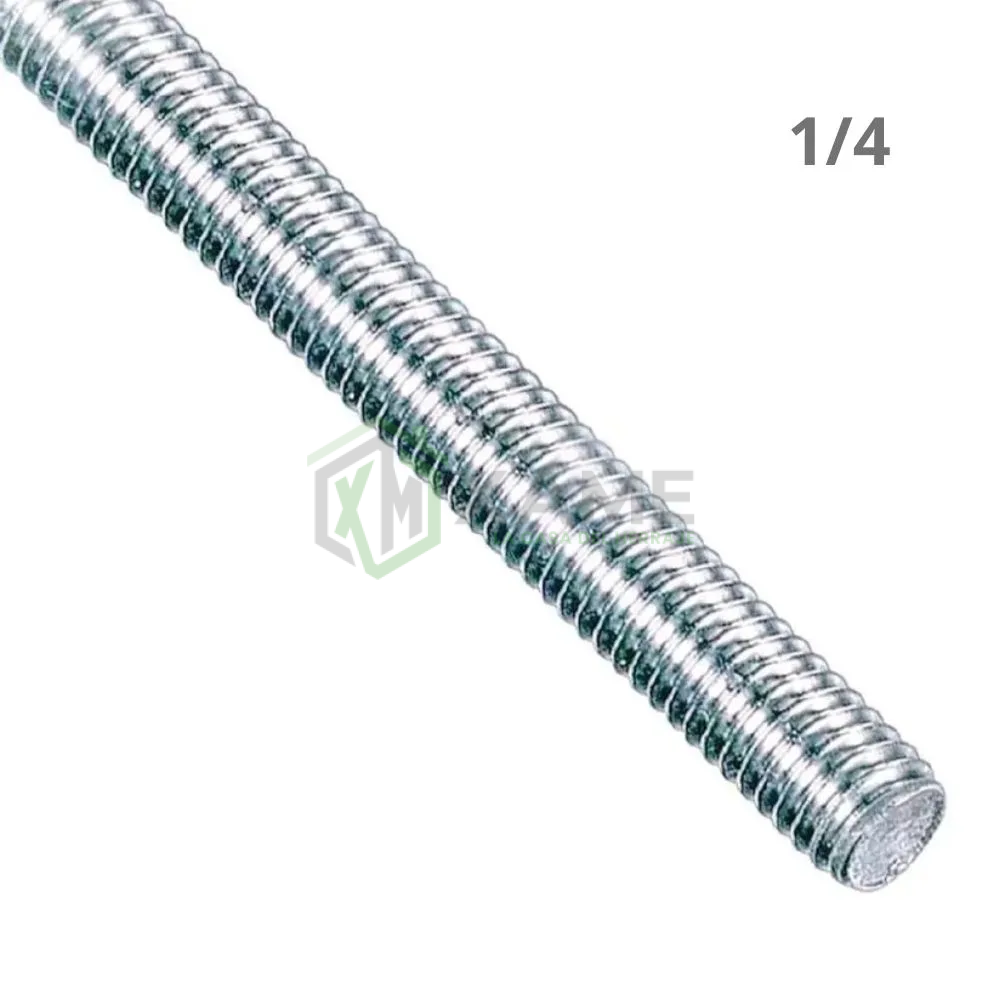 VARILLA ROSCADA 1/4 X 3 MT