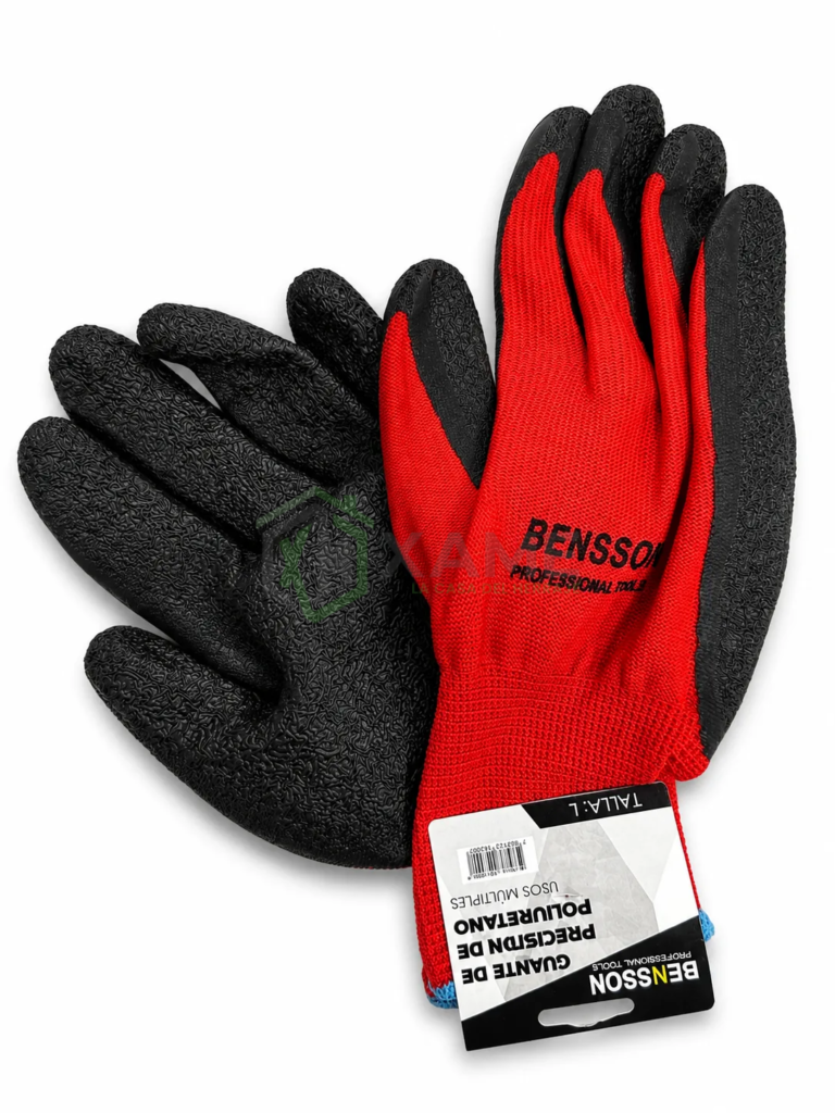 GUANTE ORSO ANTICORTE ROJO-NEGRO TALL10