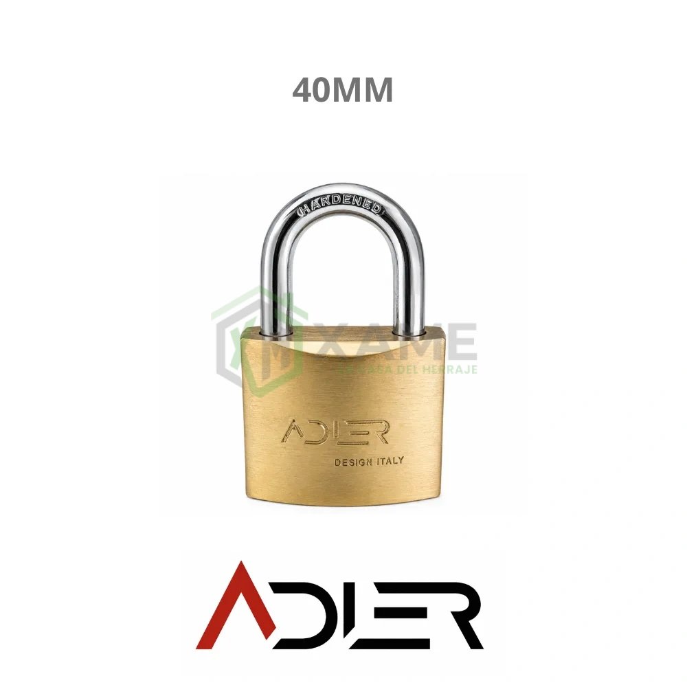 CANDADO ADLER PLANO HIERRO 40MM ADL0112