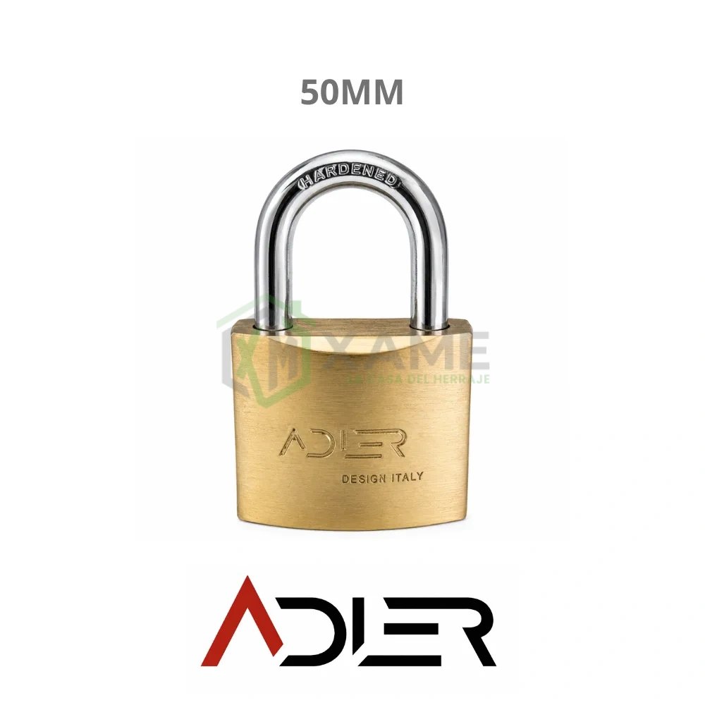 CANDADO ADLER PLANO HIERRO 50MM ADL0113