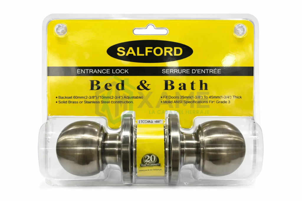 CERRADURA SALFORD POMO DORM-6072 AB