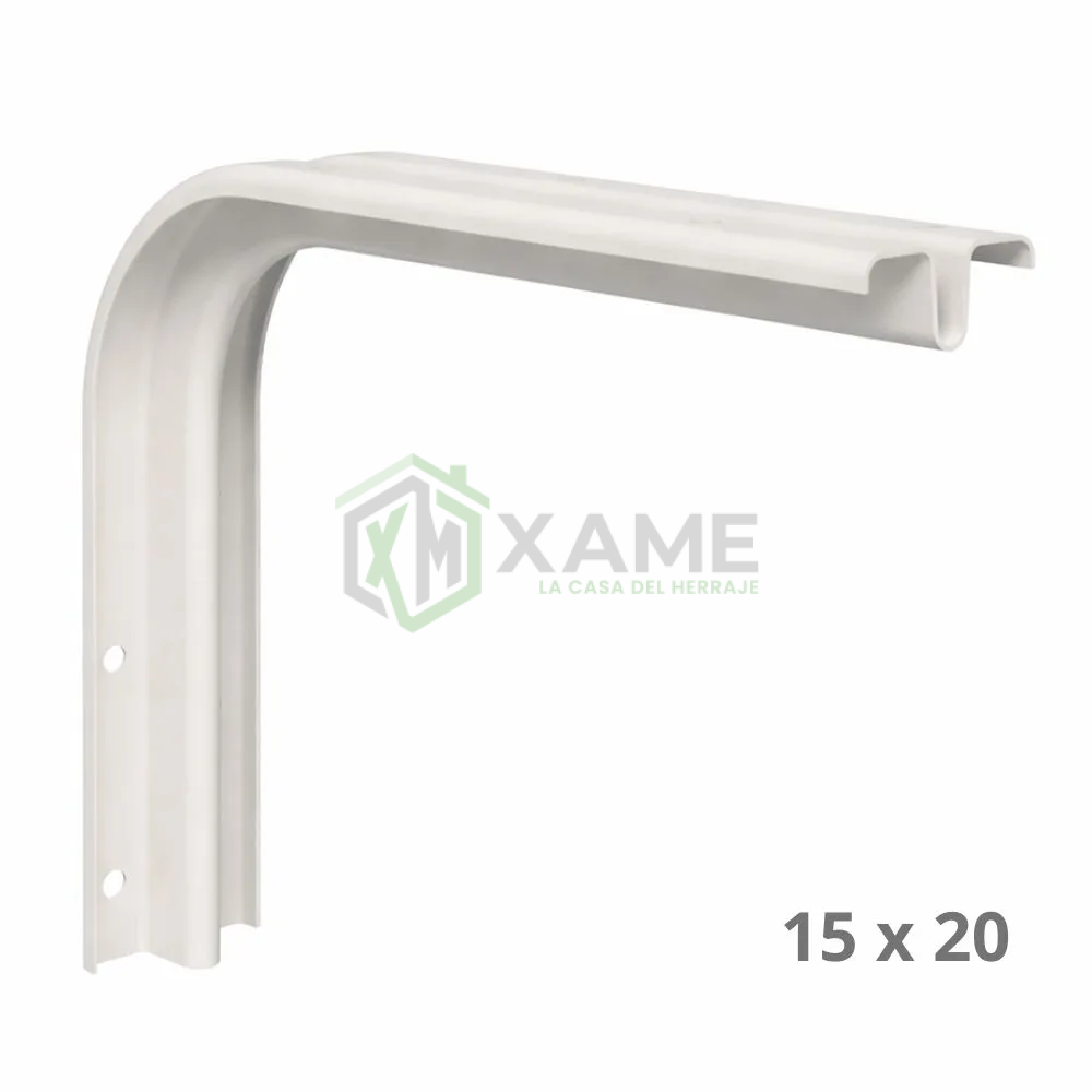 SOPORTE FIJO BLANCO 15 X 20 CM