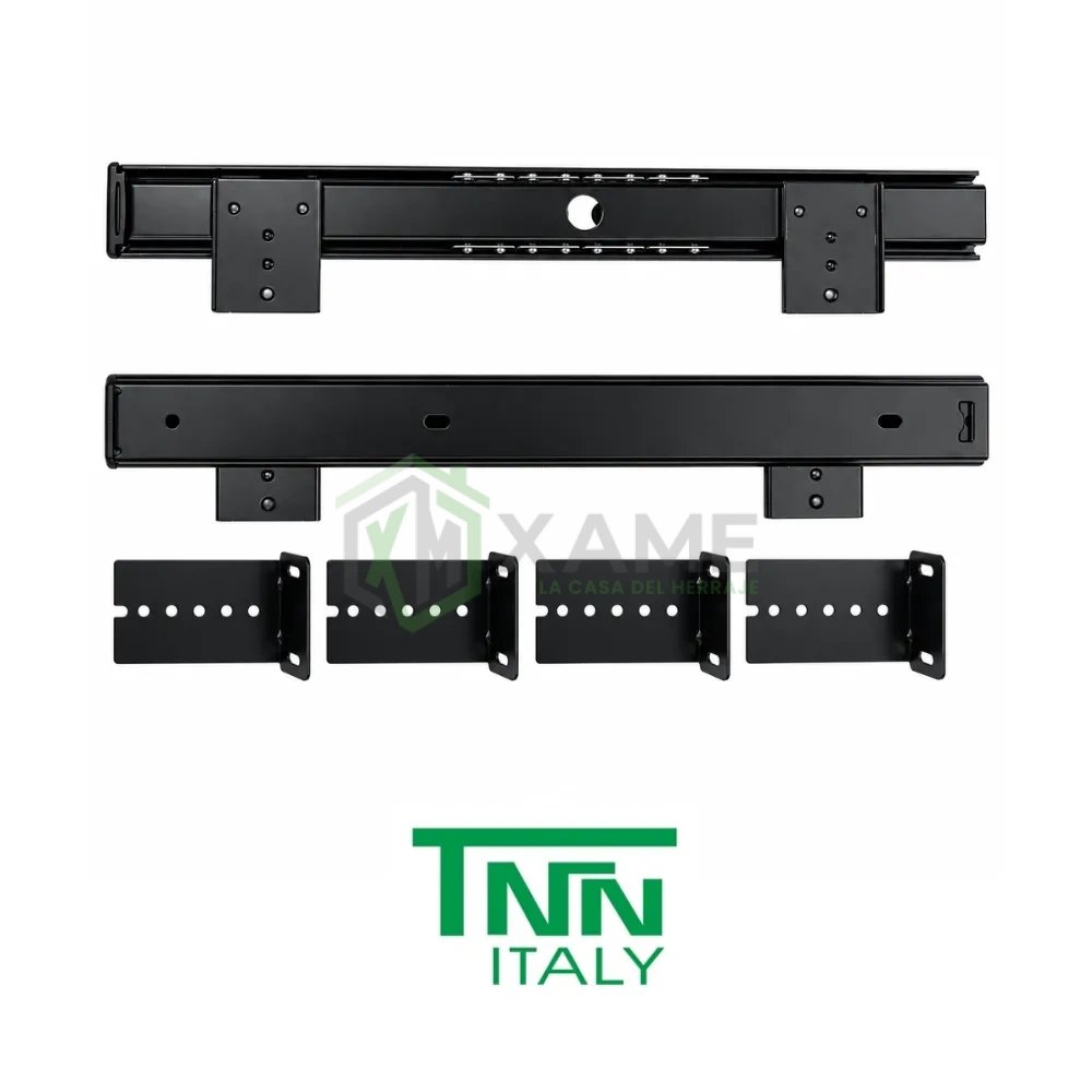 RIEL TNN PORTA-TECLADO NEGRO 35 CM