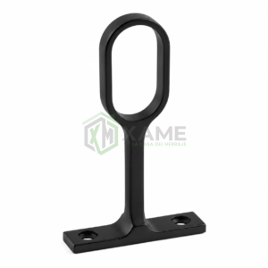 SOPORTE TUBO OVALADO CENTRO NEGRO ADL0382