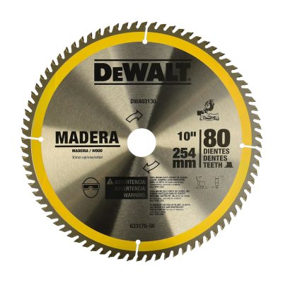 DISCO DEWALT MADERA DW03130 10 X 80D