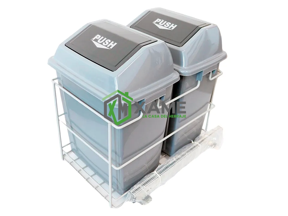 BASURERO ADLER 2/TACHOS C/TAPA WB40B - MOD-40 CHI7817