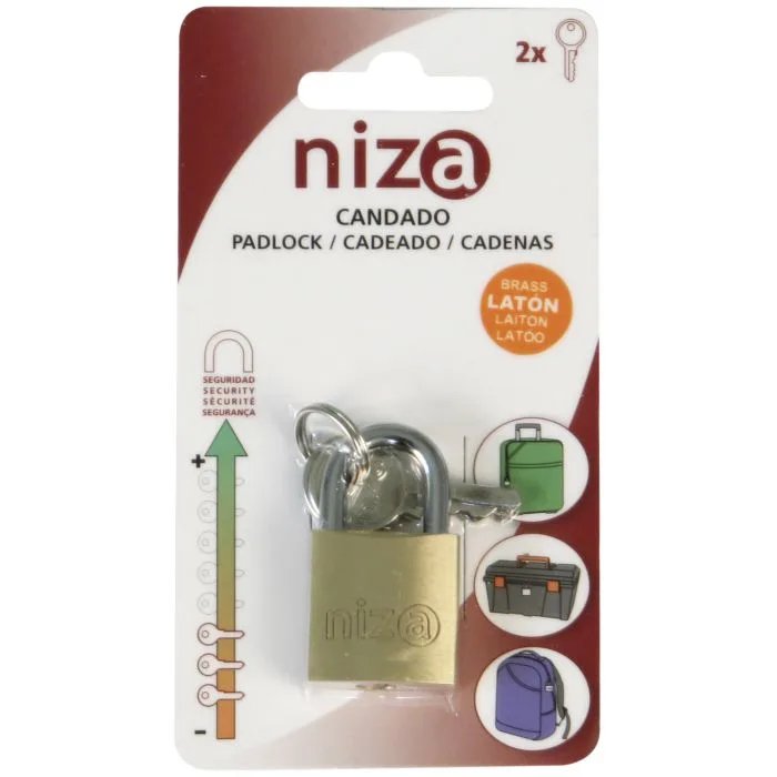 CANDADO NIZA AN-30 DISP 21021