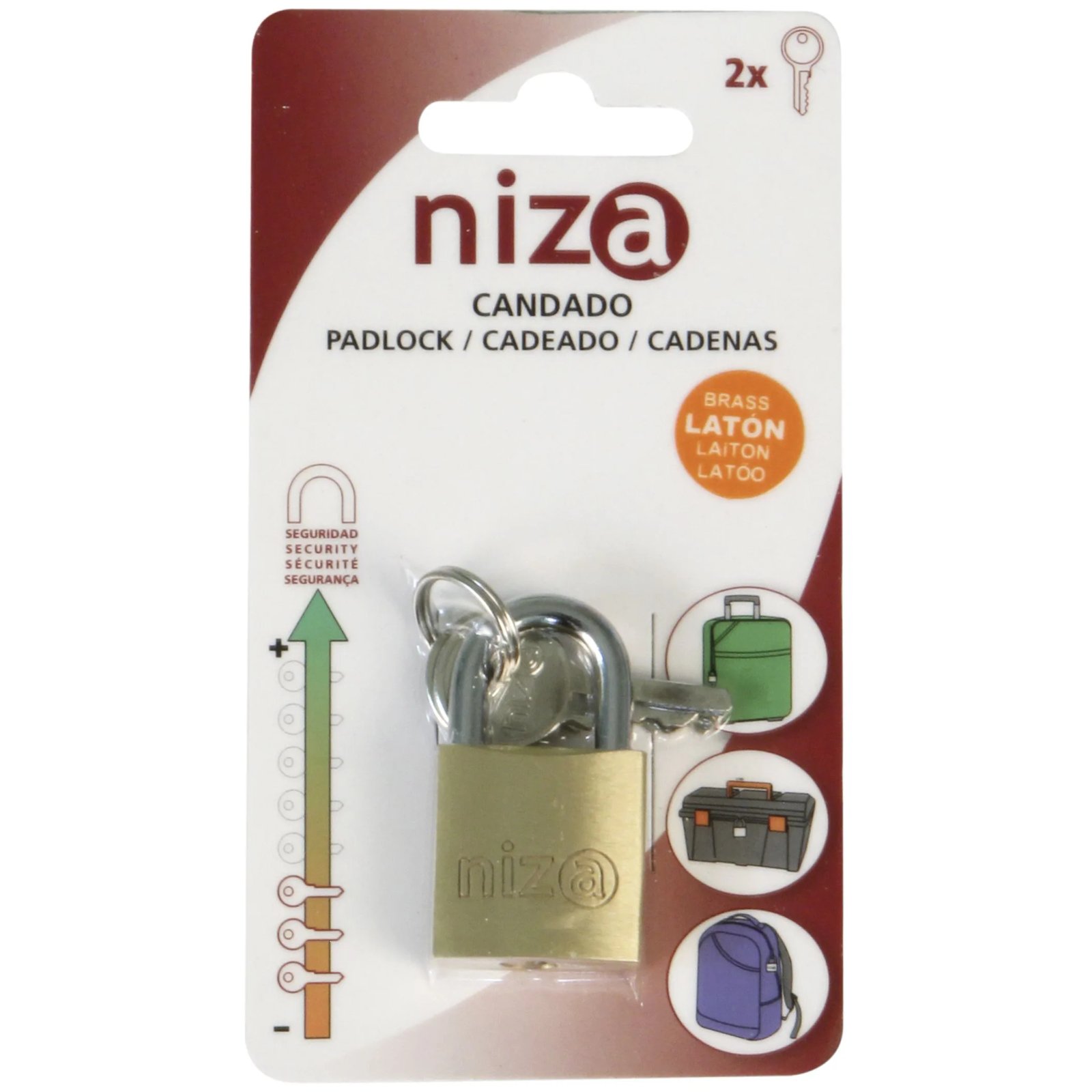 CANDADO NIZA AN-70 DISP 21025
