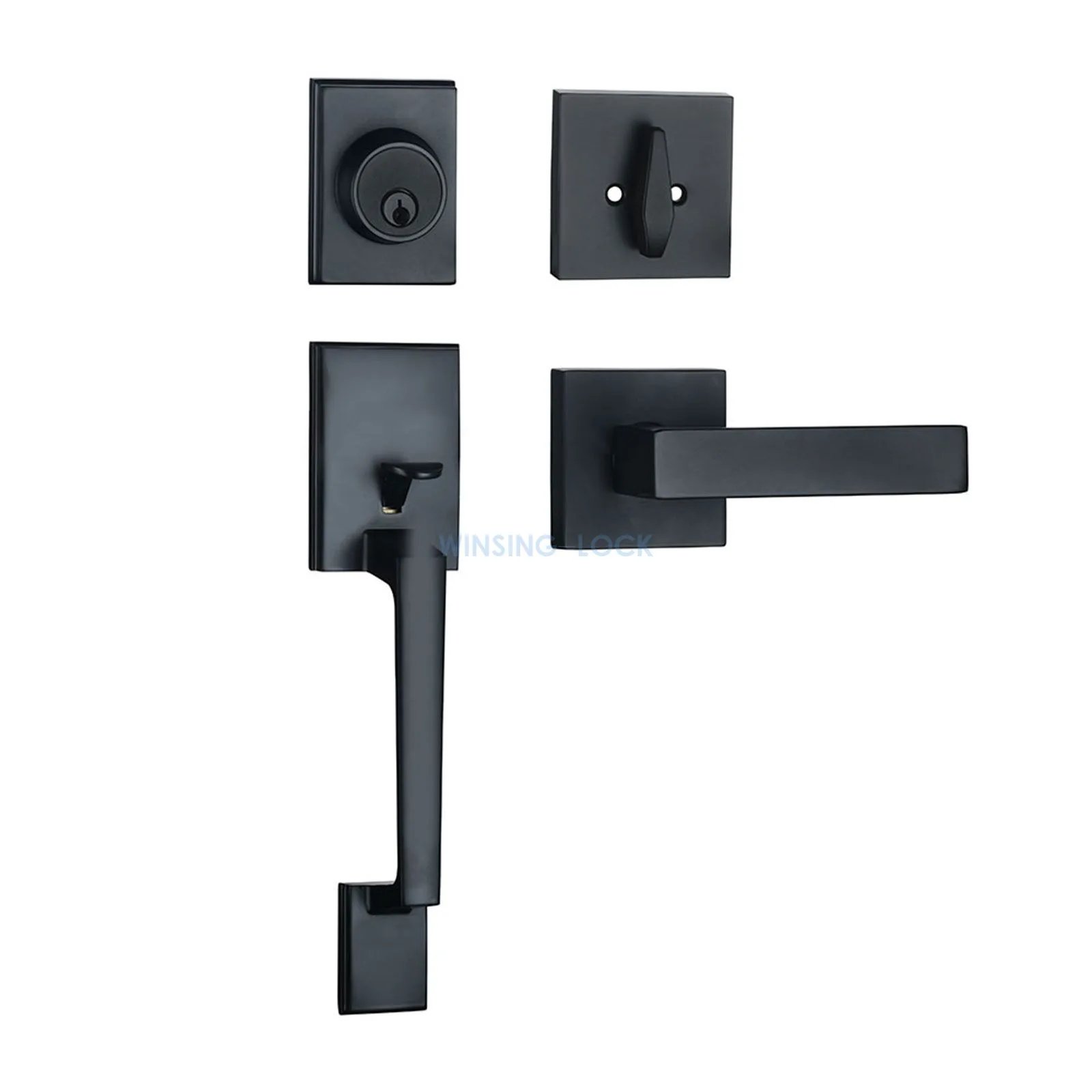 CERRADURA SALFORD P/P 7281 MB NEGRA