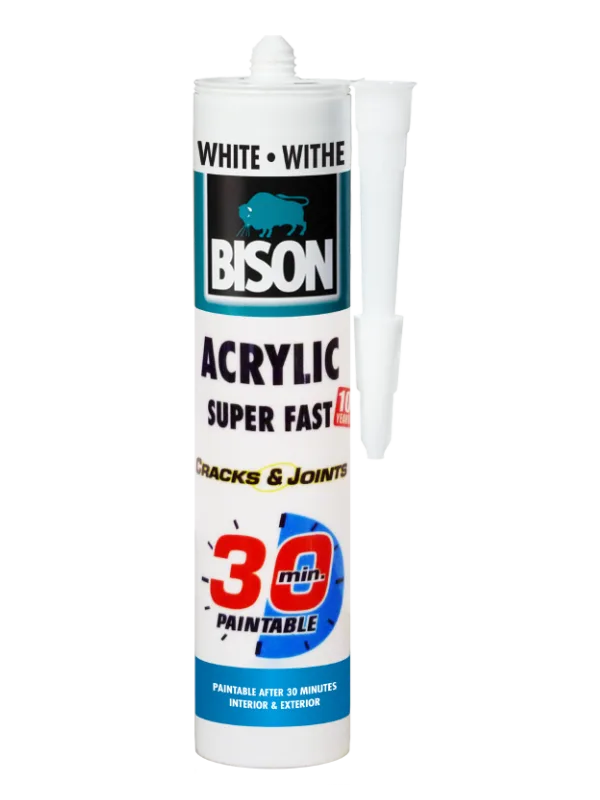 BISON SILICON ACRYLIC PINTAB BLAN 300ML 6306980